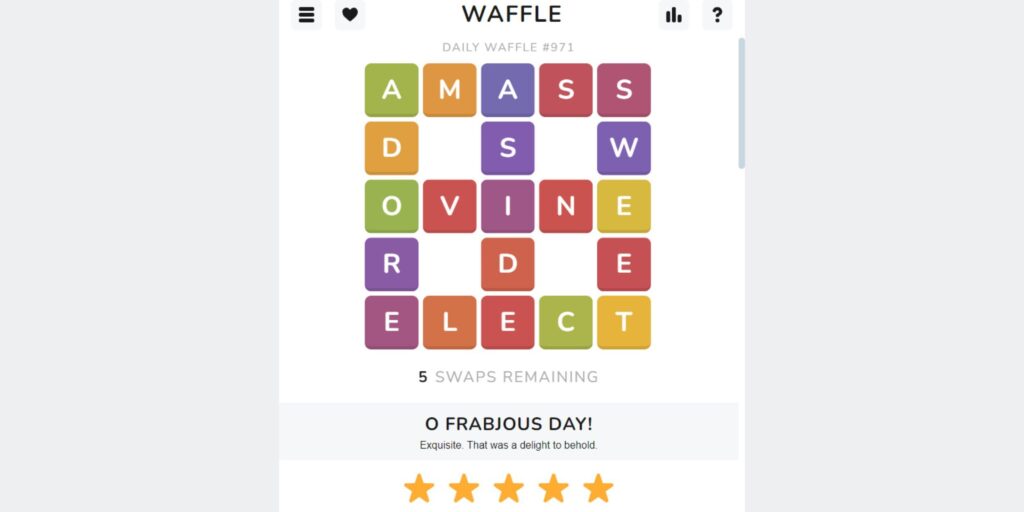 Waffle Answer Today
